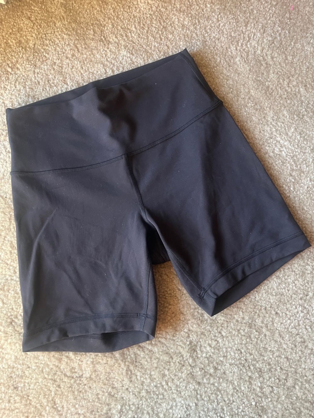lululemon athletica Black Mid-Rise Bike Shorts